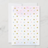 Invitation Révélation de genre Twinkle Little Star (Dos)