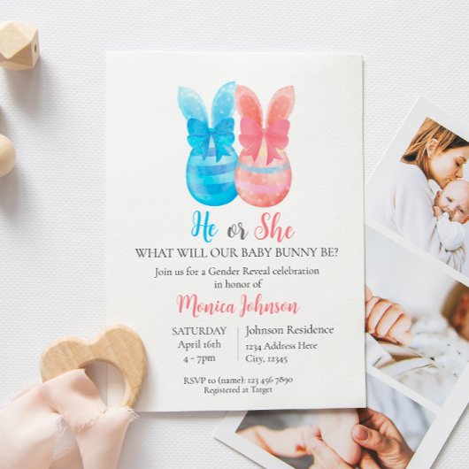 Invitation Révélation de Pâques sur le genre