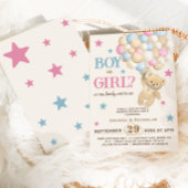 Invitation Révélation De Sexe Chez Un Garçon Ou Une Fille