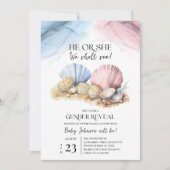 Invitation Révélation de sexe Coquillage Il ou Elle Nous allo (Devant)