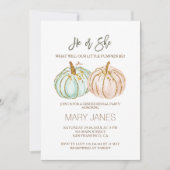 Invitation Révélation du genre chez les Citrouilles de la Mon (Devant)