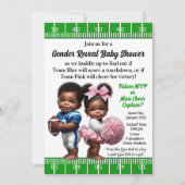 Invitation Révélation du genre de football (Devant)