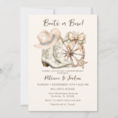 Invitation Révélation du genre des bottes ou des bow de l'Oue (Devant)