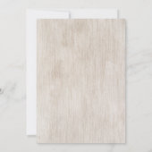 Invitation Révélation du genre des bottes ou des bow de l'Oue (Dos)