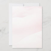 Invitation Révélation du genre en espagnol rose et bleu moder (Dos)