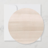 Invitation Révélation du genre floral de Cactus rustique (Dos)