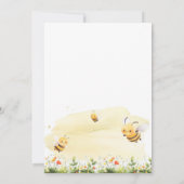 Invitation Révélation du sexe de Bébé Abeille • Quel sera Béb (Dos)