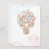 Invitation Révélation du sexe de bébé Shower Fille ou Garçon (Dos)