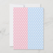 Invitation Révélation du sexe du singe mignon (Dos)