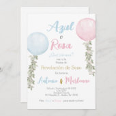 Invitation Révélation du sexe espagnol (Devant / Derrière)