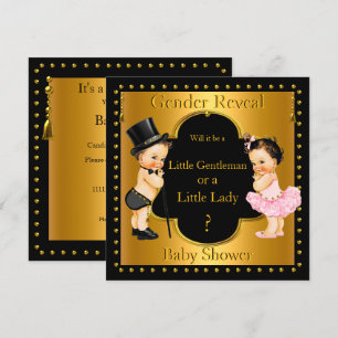 Invitation Révélation du sexe Fête prénatale Bébé garçon ou f