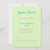 Invitation Révélation du sexe Rose ou Bleu (Dos)