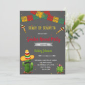 Invitation Révélation du sexe Señor ou Señorita (Debout devant)