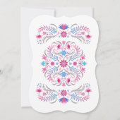 Invitation Révélation mexicaine de genre Fiesta (Dos)