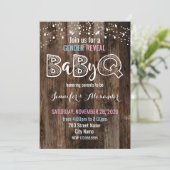 Invitation Révéler le genre BaByQ (Debout devant)