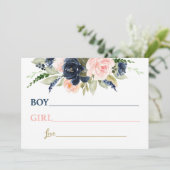 Invitation Révéler le genre Bébé suggestion de nom (Debout devant)