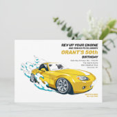 Invitation Revenez sur l'invitation d'anniversaire de votre m (Debout devant)