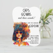 Invitation Revenir | Casquette Gown & Disco Sounds Grad Party (Debout devant)