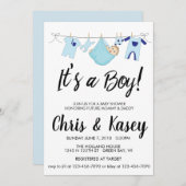 Invitation Rêver que c'est un garçon (Devant / Derrière)