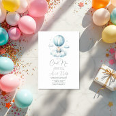 Invitation Rêver sur le Baby shower Nuage 9