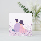 Invitation Rêverie de Lavande (Debout devant)