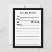 INVITATION RÊVES DE BOUCLES (Dos)