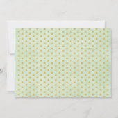 Invitation Rêves de verdure Lune et étoiles Eléphant 1er anni (Dos)