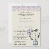 Invitation Rêves d'Hydrangea (Devant)