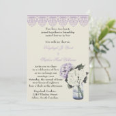 Invitation Rêves d'Hydrangea (Debout devant)