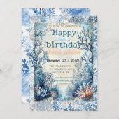 Invitation Rêves sous la mer (Devant / Derrière)