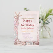 Invitation Rêves sous la mer (Debout devant)