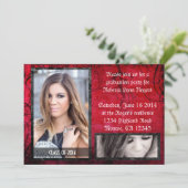 Invitation Revêtement photo Red Rocker (Debout devant)