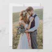 Invitation Revêtement Vellum Réel Moderne Simple 2 Mariage Ph (Devant)