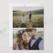 Invitation Revêtement Vellum Réel Moderne Simple 3 Mariage Ph (Dos)