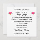 Invitation révisée pour toutes les occasions (Dos)