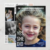 Invitation Revue de fin d'études contemporaine Couverture de  (Devant / Derrière)