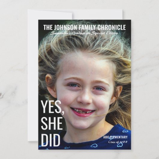 Invitation Revue de fin d'études contemporaine Couverture de  (Devant)