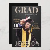 Invitation Revue de fin d'études exceptionnelle Couverture de (Devant / Derrière)