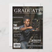 Invitation Revue de génie mécanique - diplôme photo (Devant)