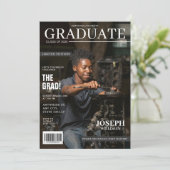 Invitation Revue de génie mécanique - diplôme photo (Debout devant)