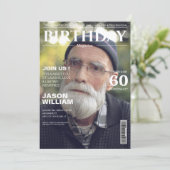 Invitation Revue tendance du 60e anniversaire (Debout devant)