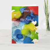 Invitation Rhapsodie à l'encre (Devant)