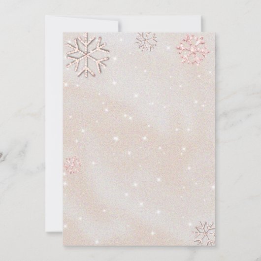 Invitation Rhinestones froids extérieurs Parties scintillant (Dos)