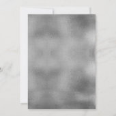 Invitation Rhinestones modernes Réflexions Argent Glam 30e (Dos)