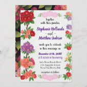 Invitation Rhododendron Beauté Énergie vibrante Essence d'amo (Devant / Derrière)