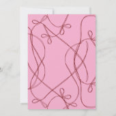 Invitation Ribbon Bows – Modern Galentine's girls night (Dos)
