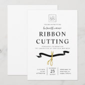 Invitation Ribbon Cutting Grand Opening Business Launch Event (Devant / Derrière)