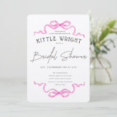 Invitation Ribbons & Romance Bridal Shower (Debout devant)