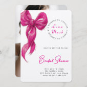 Invitation Ribbons & Romance Bridal Shower (Devant / Derrière)