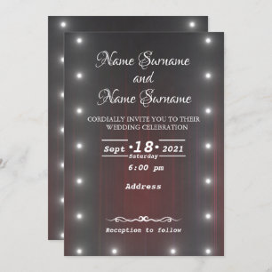 Invitation Rideau de théâtre